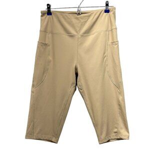BALEAF‎ Knee Length Leggings High Waisted Yoga Casual Workout Exercise Size L